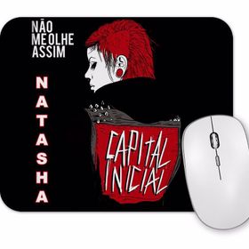 Baskı Dükkanı Capital Inicial Natasha Nao Me Olhe Assim Mouse Pad