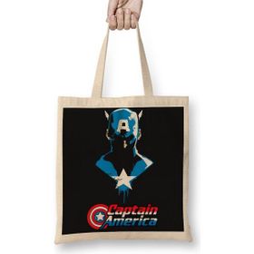 Baskı Dükkanı Capitao America Bez Kadın Günlük Çanta