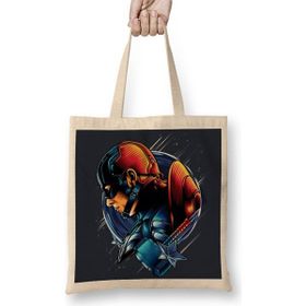 Baskı Dükkanı Captain America 01 Bez Kadın Günlük Çanta