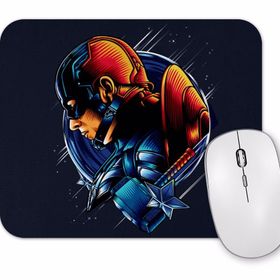 Baskı Dükkanı Captain America 01 Mouse Pad