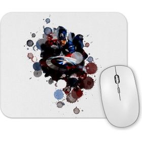 Baskı Dükkanı Captain America Splash Art Mouse Pad