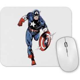 Baskı Dükkanı Captain America Splash Art Mouse Pad