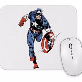 Baskı Dükkanı Captain America Splash Art Mouse Pad