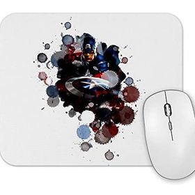 Baskı Dükkanı Captain America Splash Art Mouse Pad