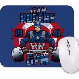 Baskı Dükkanı Captain America Team Rogers Mouse Pad