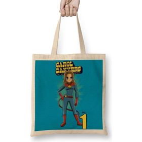 Baskı Dükkanı Captain Marvel Carol Danvers The Skrulls Bez Kadın Günlük Çanta