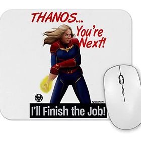 Baskı Dükkanı Captain Marvel Thanos Mouse Pad