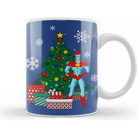 Baskı Dükkanı Captain Planet Around The Christmas Tree Kupa Bardak