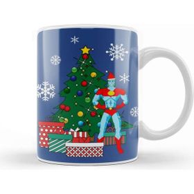 Baskı Dükkanı Captain Planet Around The Christmas Tree Kupa Bardak
