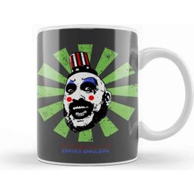 Baskı Dükkanı Captain Spaulding Retro Japanese Kupa Bardak