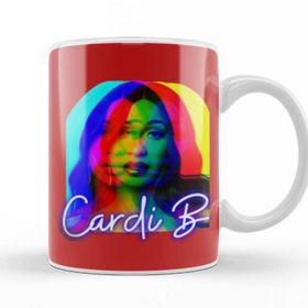 Baskı Dükkanı Cardi B Kupa Bardak