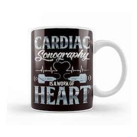 Baskı Dükkanı Cardiac Sonography Ultrasound Echography Medical Diagnostic Kupa Bardak