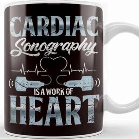 Baskı Dükkanı Cardiac Sonography Ultrasound Echography Medical Diagnostic Kupa Bardak