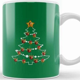 Baskı Dükkanı Carlton Banks Fresh Prince Christmas Tree Baubles Kupa Bardak
