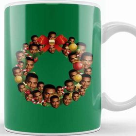 Baskı Dükkanı Carlton Banks Fresh Prince Multiface Christmas Wreath Kupa Bardak