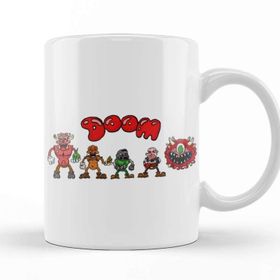 Baskı Dükkanı Cartoon Doom The Family Doom Kupa Bardak