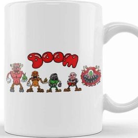 Baskı Dükkanı Cartoon Doom The Family Doom Kupa Bardak