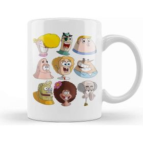 Baskı Dükkanı Cartoon Kids Human Spongebob Characters Süngerbob Kupa Bardak