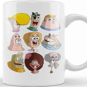 Baskı Dükkanı Cartoon Kids Human Spongebob Characters Süngerbob Kupa Bardak