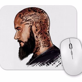 Baskı Dükkanı Cartoon Ragnar Mouse Pad