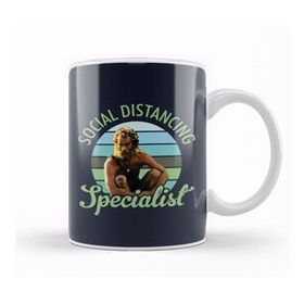 Baskı Dükkanı Cast Away Social Distancing Specialist Kupa Bardak