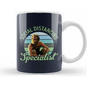 Baskı Dükkanı Cast Away Social Distancing Specialist Kupa Bardak
