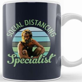 Baskı Dükkanı Cast Away Social Distancing Specialist Kupa Bardak