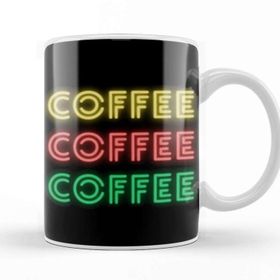Baskı Dükkanı Cat Funny Coffee Drinks Art Lover Gift Quote Vntage Retro Rainbow Style Kupa Bardak