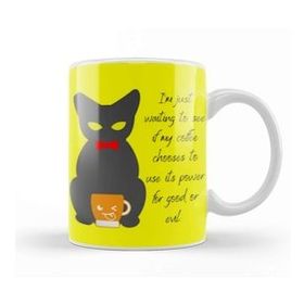 Baskı Dükkanı Cat Funny Coffee Drinks Lover Gift Quote Kupa Bardak