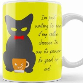 Baskı Dükkanı Cat Funny Coffee Drinks Lover Gift Quote Kupa Bardak