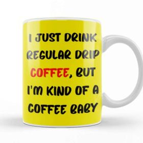 Baskı Dükkanı Cat Funny Coffee Drinks Lover Gift Quote Vintage Retro Rainbow Style Kupa Bardak