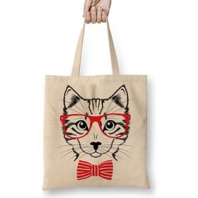 Baskı Dükkanı Cat Kedi Bez Çanta