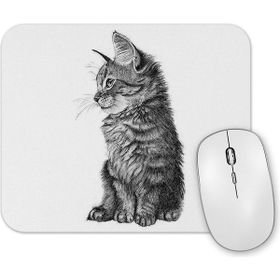 Baskı Dükkanı Cat Kedi Cat Kedi Esintisi Mouse Pad
