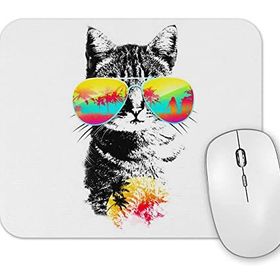 Baskı Dükkanı Cat Kedi Cat Kedi Esintisi Mouse Pad