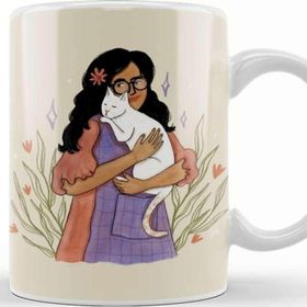 Baskı Dükkanı Cat Lady Kupa
