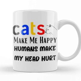 Baskı Dükkanı Cat Lover Gifts Funny Cat Lover Gifts For Men Kids Kupa Bardak