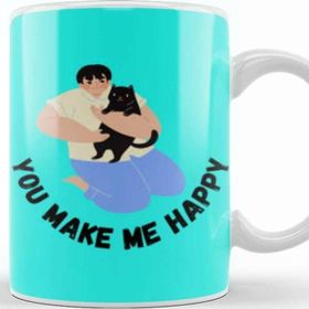 Baskı Dükkanı Cat Lover Gifts Ideas You Make Me Happy Cat Lover Gifts Kupa Bardak