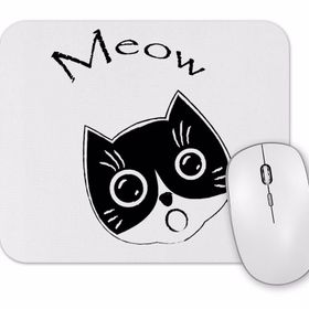 Baskı Dükkanı Cat Meow Kedi Mouse Pad