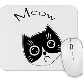 Baskı Dükkanı Cat Meow Kedi Mouse Pad
