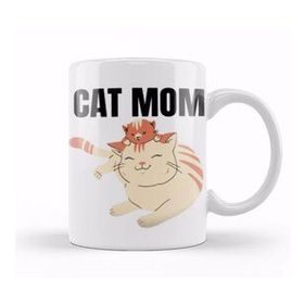 Baskı Dükkanı Cat Mom Gifts Cat Mom Kupa