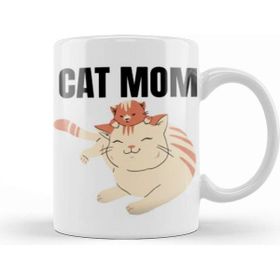 Baskı Dükkanı Cat Mom Gifts Cat Mom Kupa