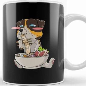 Baskı Dükkanı Catahoula Ramen Kawaii Kupa Bardak