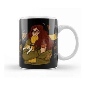 Baskı Dükkanı Catlady Cozy Cat Lady Kupa Bardak