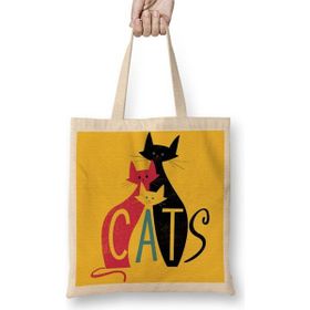 Baskı Dükkanı Cats Kediler Bez Çanta
