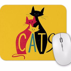 Baskı Dükkanı Cats Kediler Mouse Pad
