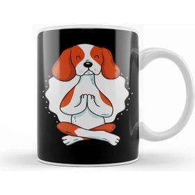 Baskı Dükkanı Cavalier Dog Yoga For Yogi And Lover Gift Kupa Bardak