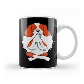 Baskı Dükkanı Cavalier Dog Yoga For Yogi And Lover Gift Kupa Bardak