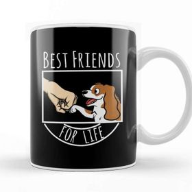 Baskı Dükkanı Cavalier King Charles Spaniel Best Friends For Life Kupa Bardak