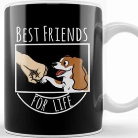 Baskı Dükkanı Cavalier King Charles Spaniel Best Friends For Life Kupa Bardak
