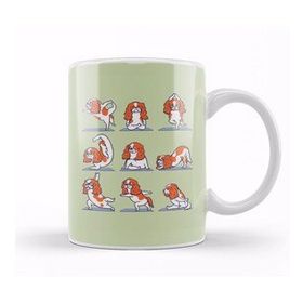 Baskı Dükkanı Cavalier King Charles Spaniel Dog Yoga Kupa